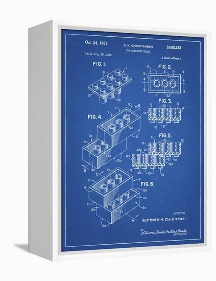 PP40 Blueprint-Borders Cole-Framed Premier Image Canvas