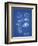 PP40 Blueprint-Borders Cole-Framed Giclee Print