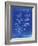 PP40 Faded Blueprint-Borders Cole-Framed Giclee Print
