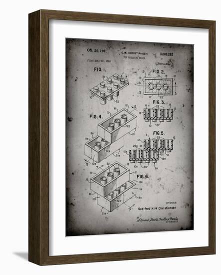 PP40 Faded Grey-Borders Cole-Framed Giclee Print