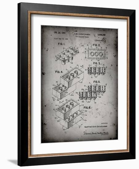 PP40 Faded Grey-Borders Cole-Framed Giclee Print