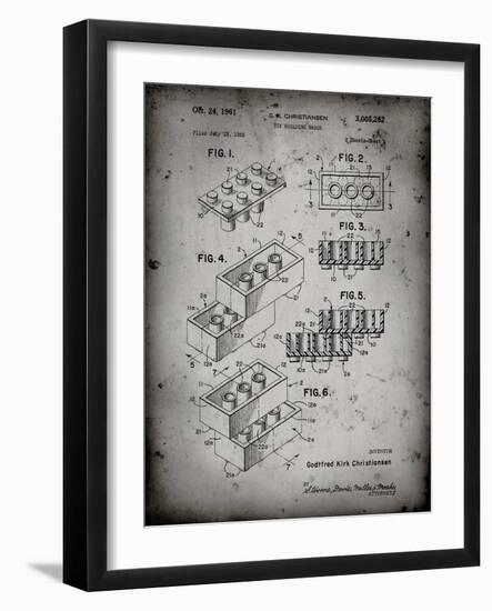 PP40 Faded Grey-Borders Cole-Framed Giclee Print