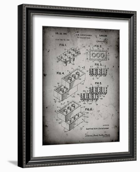 PP40 Faded Grey-Borders Cole-Framed Giclee Print