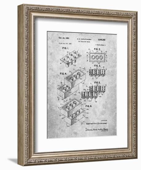 PP40 Slate-Borders Cole-Framed Giclee Print