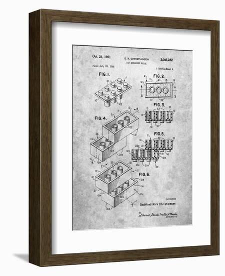 PP40 Slate-Borders Cole-Framed Giclee Print