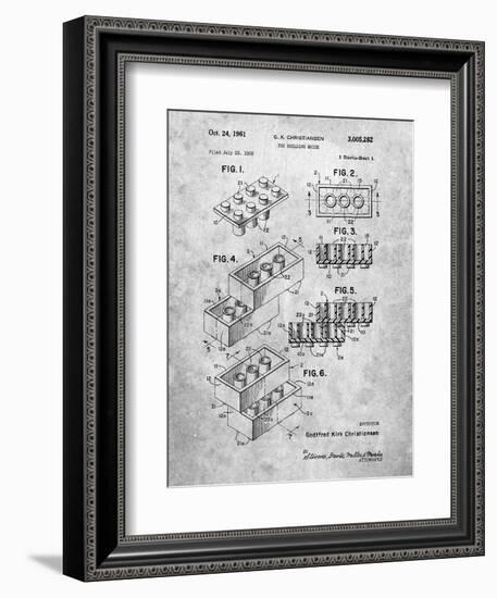 PP40 Slate-Borders Cole-Framed Giclee Print