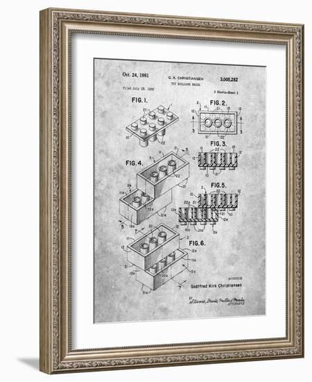 PP40 Slate-Borders Cole-Framed Giclee Print