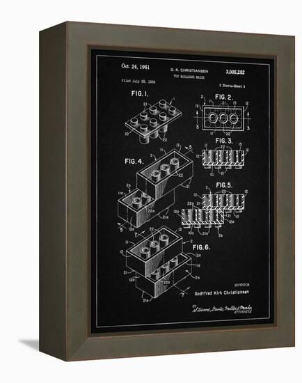 PP40 Vintage Black-Borders Cole-Framed Premier Image Canvas