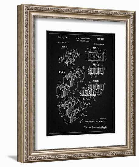 PP40 Vintage Black-Borders Cole-Framed Giclee Print