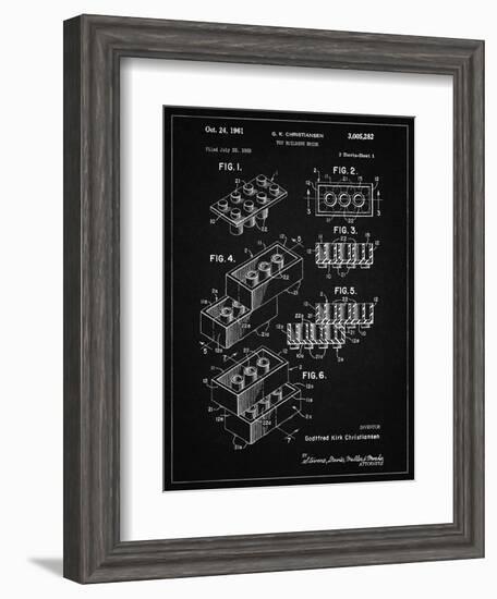 PP40 Vintage Black-Borders Cole-Framed Giclee Print