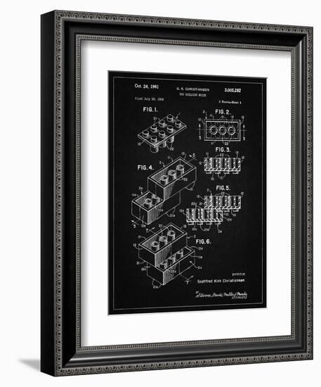 PP40 Vintage Black-Borders Cole-Framed Giclee Print