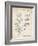 PP40 Vintage Parchment-Borders Cole-Framed Giclee Print