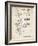 PP40 Vintage Parchment-Borders Cole-Framed Giclee Print