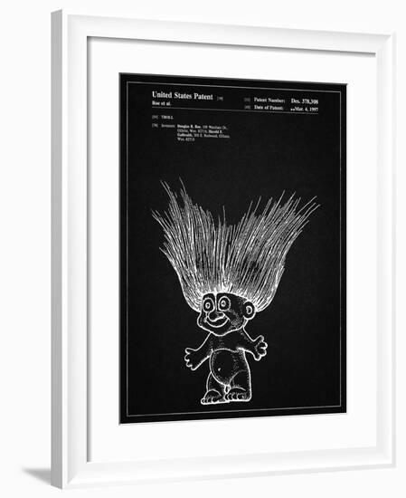 PP406-Vintage Black Troll Doll Patent Poster-Cole Borders-Framed Giclee Print