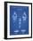 PP41 Blueprint-Borders Cole-Framed Giclee Print