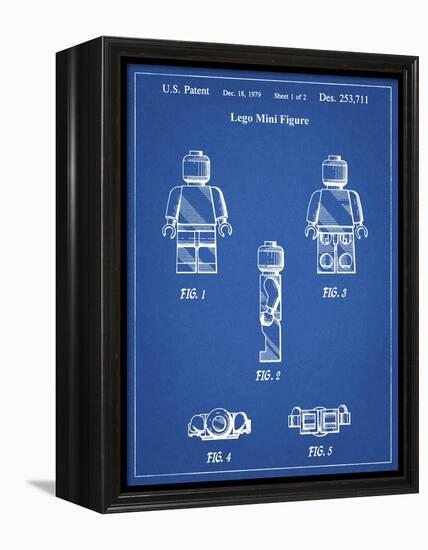 PP41 Blueprint-Borders Cole-Framed Premier Image Canvas