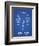 PP41 Blueprint-Borders Cole-Framed Giclee Print