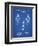 PP41 Blueprint-Borders Cole-Framed Giclee Print