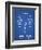 PP41 Blueprint-Borders Cole-Framed Giclee Print