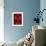 PP41 Burgundy-Borders Cole-Framed Giclee Print displayed on a wall