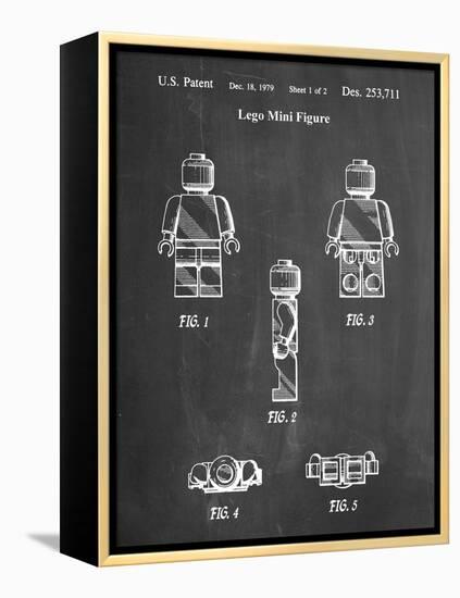 PP41 Chalkboard-Borders Cole-Framed Premier Image Canvas