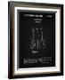 PP417-Vintage Black Fender Jazzmaster Guitar Patent Poster-Cole Borders-Framed Giclee Print