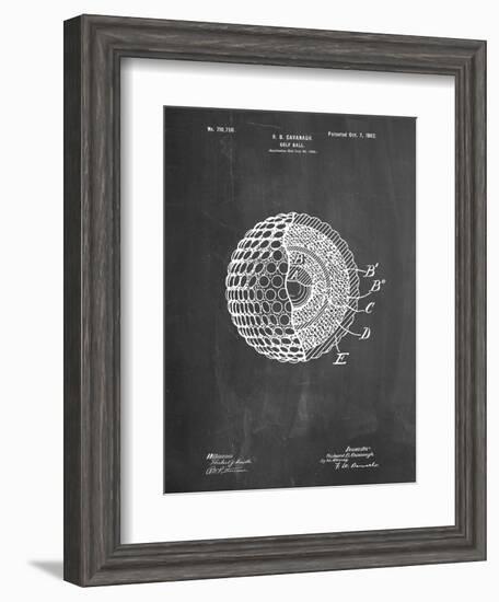 PP42 Chalkboard-Borders Cole-Framed Giclee Print