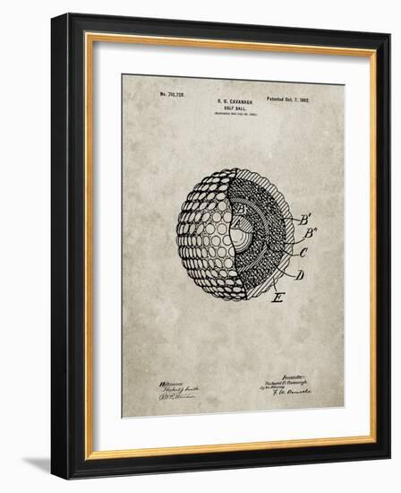 PP42 Sandstone-Borders Cole-Framed Giclee Print