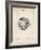 PP42 Vintage Parchment-Borders Cole-Framed Giclee Print