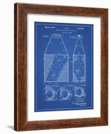 PP436-Blueprint Tennis Hopper Patent Poster-Cole Borders-Framed Giclee Print