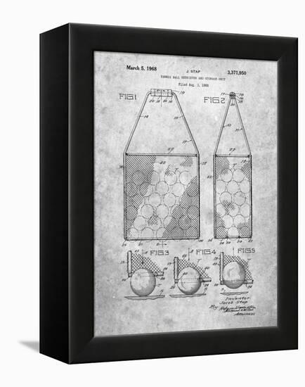 PP436-Slate Tennis Hopper Patent Poster-Cole Borders-Framed Premier Image Canvas