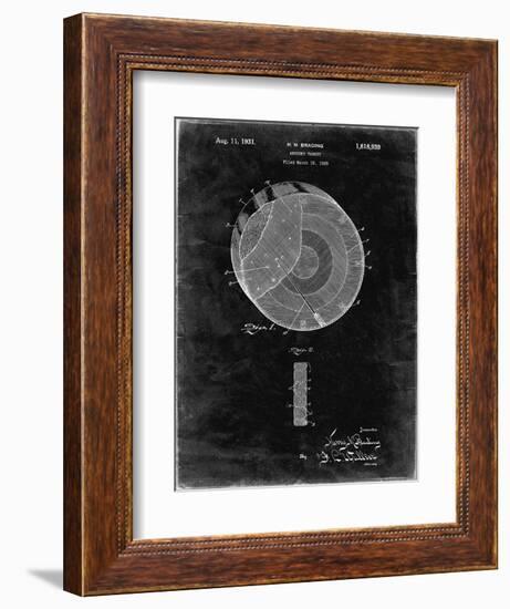 PP439-Black Grunge Crecent Wrench 1915 Patent Poster-Cole Borders-Framed Giclee Print