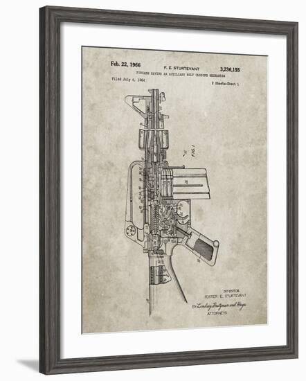 PP44 Sandstone-Borders Cole-Framed Giclee Print