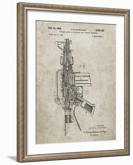 PP44 Sandstone-Borders Cole-Framed Giclee Print