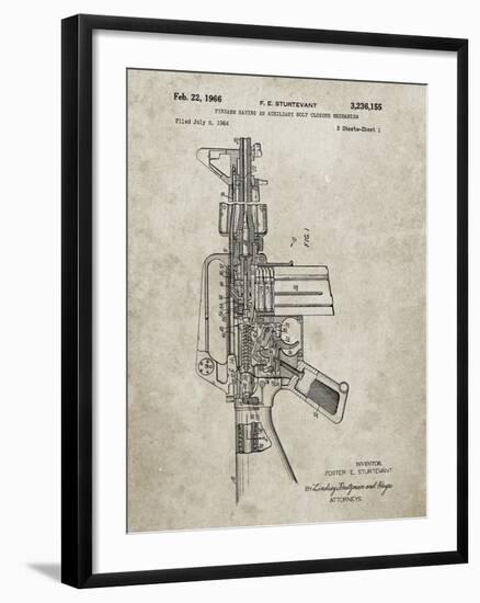 PP44 Sandstone-Borders Cole-Framed Giclee Print