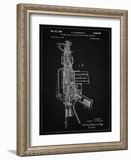 PP44 Vintage Black-Borders Cole-Framed Giclee Print