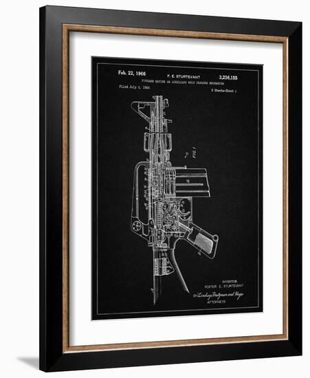 PP44 Vintage Black-Borders Cole-Framed Giclee Print