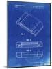 PP451-Faded Blueprint Nintendo 64 Game Cartridge Patent Poster-Cole Borders-Mounted Giclee Print