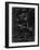 PP454-Black Grunge Basketball Adjustable Goal 1962 Patent Poster-Cole Borders-Framed Giclee Print