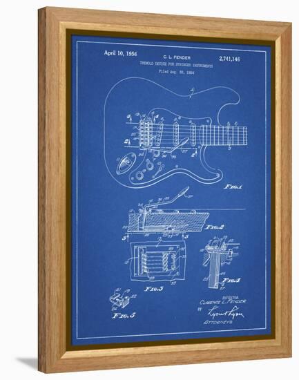 PP46 Blueprint-Borders Cole-Framed Premier Image Canvas