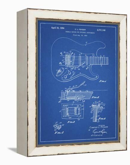 PP46 Blueprint-Borders Cole-Framed Premier Image Canvas