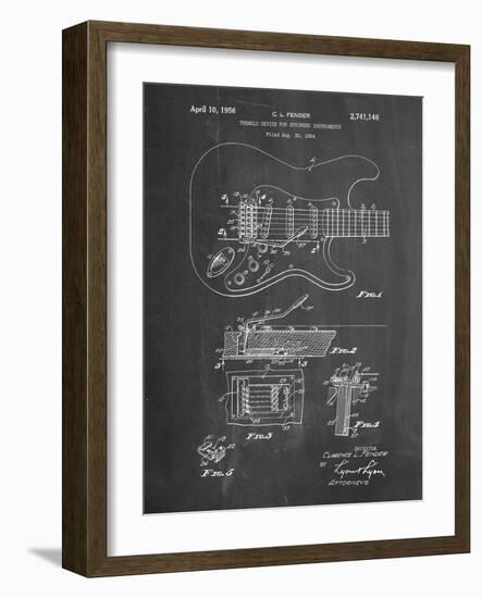 PP46 Chalkboard-Borders Cole-Framed Giclee Print