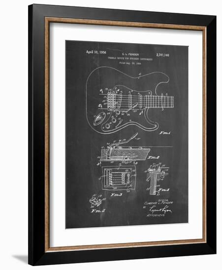 PP46 Chalkboard-Borders Cole-Framed Giclee Print