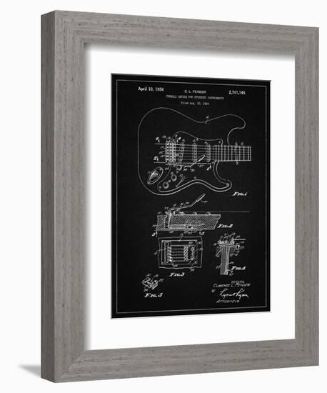 PP46 Vintage Black-Borders Cole-Framed Premium Giclee Print