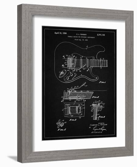 PP46 Vintage Black-Borders Cole-Framed Giclee Print