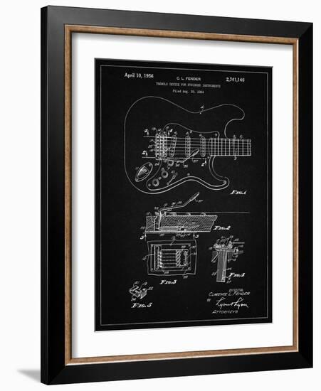 PP46 Vintage Black-Borders Cole-Framed Giclee Print