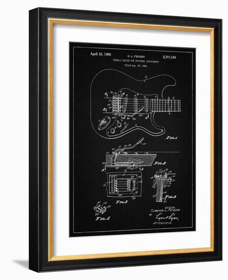 PP46 Vintage Black-Borders Cole-Framed Giclee Print