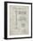 PP47 Antique Grid Parchment-Borders Cole-Framed Giclee Print