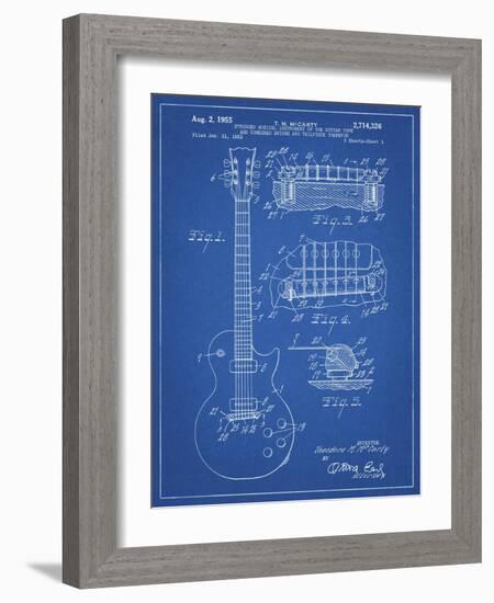 PP47 Blueprint-Borders Cole-Framed Giclee Print