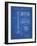 PP47 Blueprint-Borders Cole-Framed Giclee Print